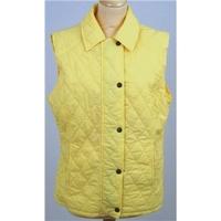 Barbour size 16 yellow quilted gilet