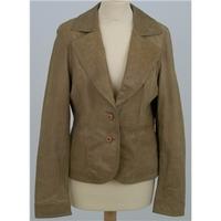 Barneys Originals, size M/L light brown leather jacket
