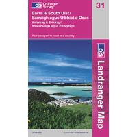 barra south uist os landranger map sheet number 31