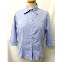 bay size 14 blue short sleeved shirt