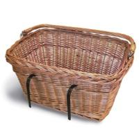 Basil Denver Wicker Rectangular Hook-on Front Basket