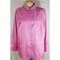 basler size 20 rose pink long sleeved blouse