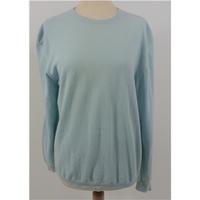 ballantyne size 40 chest pale green cashmere jumper