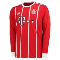 Bayern Munich Home Shirt 2017-18 - Long Sleeve, Red