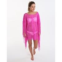 Bari Tassel Kaftan - Fuchsia