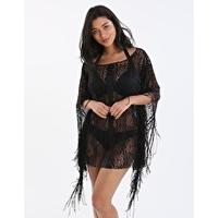 Bari Tassel Kaftan - Black