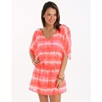 Batik Girl Tunic Dress - Coral