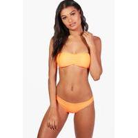Bandeau Bikini Set - orange