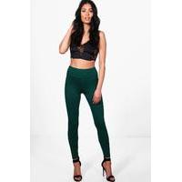 Basic High Waist Viscose Leggings - bottle