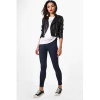 basic denim look jeggings indigo