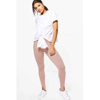 basic jersey stirrup leggings sand