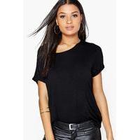 basic oversized tee black