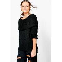 bardot jumper black