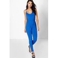 Basic Cami Jumpsuit - cobalt