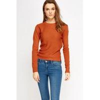 Basic Knit Round Neck Jumper