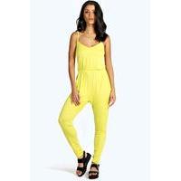 Basic Cami Jumpsuit - lime