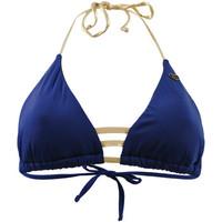 Banana Moon Triangle Swimsuit Sparkling Tego Navy Blue women\'s Mix & match swimwear in blue