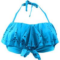 Banana Moon Famous Volo Turquoise Bandeau Swimsuit women\'s Mix & match swimwear in blue