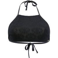 Banana Moon Black High Neck Swimsuit Crochet Pansy women\'s Mix & match swimwear in black