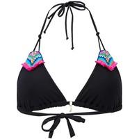 Banana Moon Swimsuit Triangle Black Totem Decleo women\'s Mix & match swimwear in black