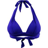 Banana Moon Blue Triangle Swimsuit Push Up Spring Maho women\'s Mix & match swimwear in blue