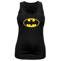 Batman Women\'s Logo Vest Top, Black (black), 8 (manufacturer Size:small)