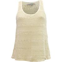 Banana Moon Beige Top Morriston Tevere women\'s Vest top in BEIGE