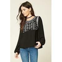 Back-Tie Peasant Top