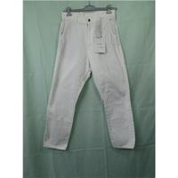 bassike size m white jeans