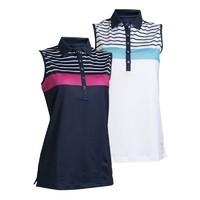 Backtee Ladies Striped Polo Shirts