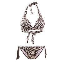 Banana Moon 2 Pieces Brown and White Triangle Swimsuit Savage Maho Dasia