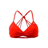 Banana Moon Red High Neck Swimsuit Spring Mango