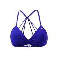 Banana Moon Blue High Neck Swimsuit Spring Mango