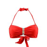 banana moon red bandeau swimsuit spring yelo