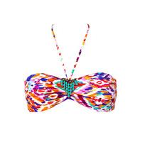 bandeau swimsuit watercult beach comber multicolor