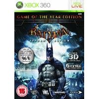 batman arkham asylum game of the year xbox 360