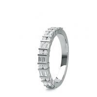 Bar Setting Half Eternity Diamond Ring