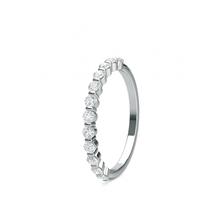 Bar Setting Half Eternity Diamond Ring