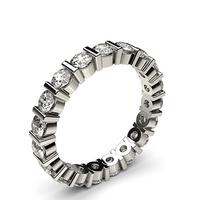 Bar Setting Full Eternity Diamond Ring