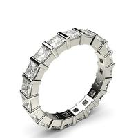 Bar Setting Full Eternity Diamond Ring