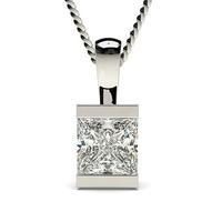 Bar Setting Solitaire Pendant