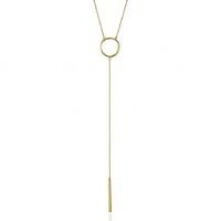 Bar & Circle Necklace