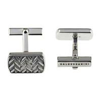 Baldessarini Sterling Silver Patterned Mens Designer Cufflinks Y1040C/90/00/