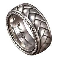 Baldessarini Sterling Silver Mens Patterned Designer Ring Y2010R/90/00/