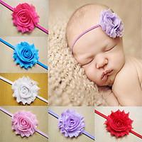Baby Girls Headbands Infant Headbands Flowers Rhinestone Chiffon Flowers Baby Headband Girls Hair Accessories