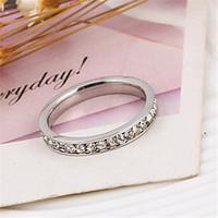 Band Rings Cubic Zirconia Simulated Diamond Alloy Fashion Simple Style Luxury Jewelry Jewelry Party 1pc