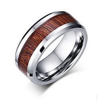 Band Rings Ring Jewelry Tungsten Steel Silver Jewelry Party Daily Casual 1pc