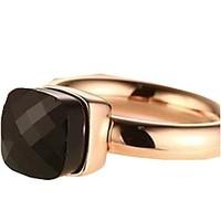 Band Rings, Jewelry Stainless Steel Fashionable Daily / Casual Black / Red / Blue / Purple / Pink 1pc, 6 / 7 / 8 Women