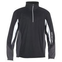 Banks Windstopper Half Zip Jacket Black/Gunmetal/White, 