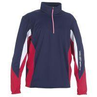 Banks Windstopper Half Zip Jacket Midnight Blue/Electric Red/White